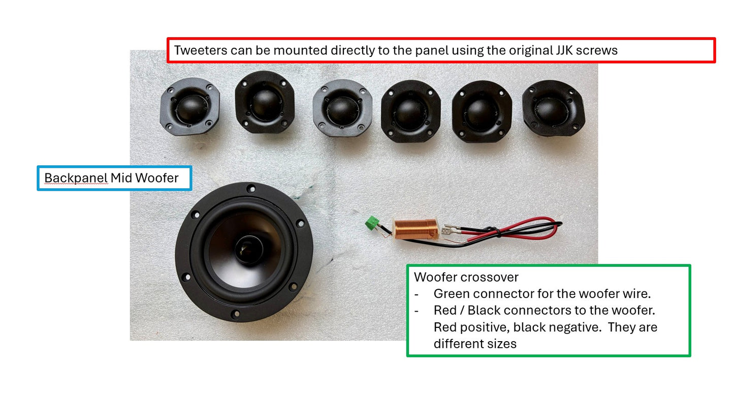 Stern / JJK Pinball Speaker System Upgrade Kit